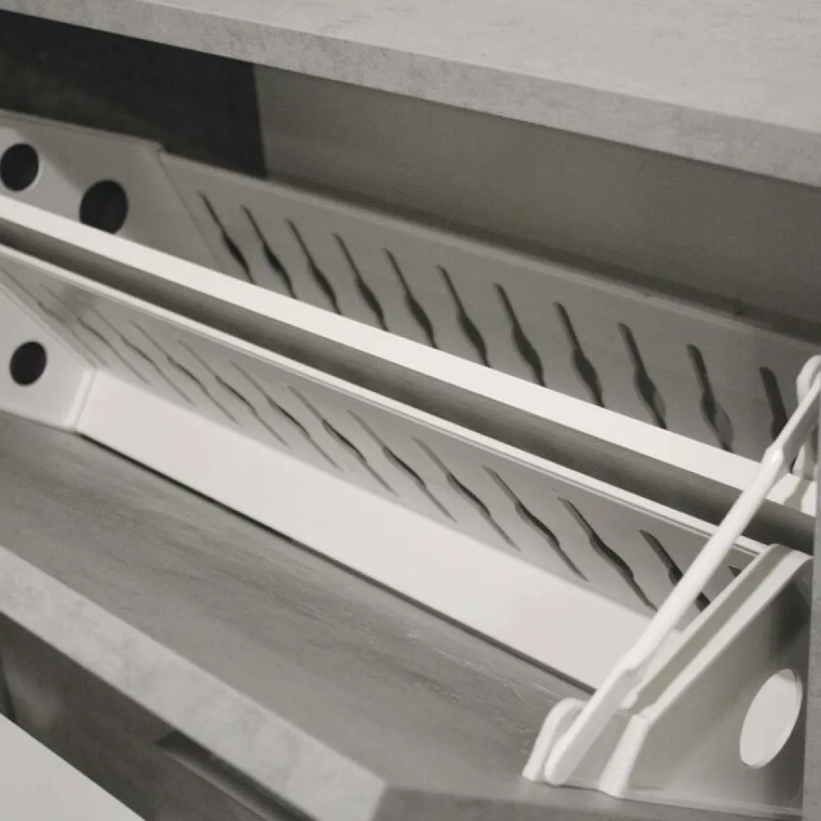 Bagno|Scarpiere > Dmora Scarpiera 4 ante cemento 81x167h cm - Archibal Grigio Cemento
