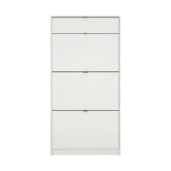 Scarpiere > Dmora Scarpiera 3 ante e 1 cassetto bianca 70x139h cm - Mandukhai Bianco