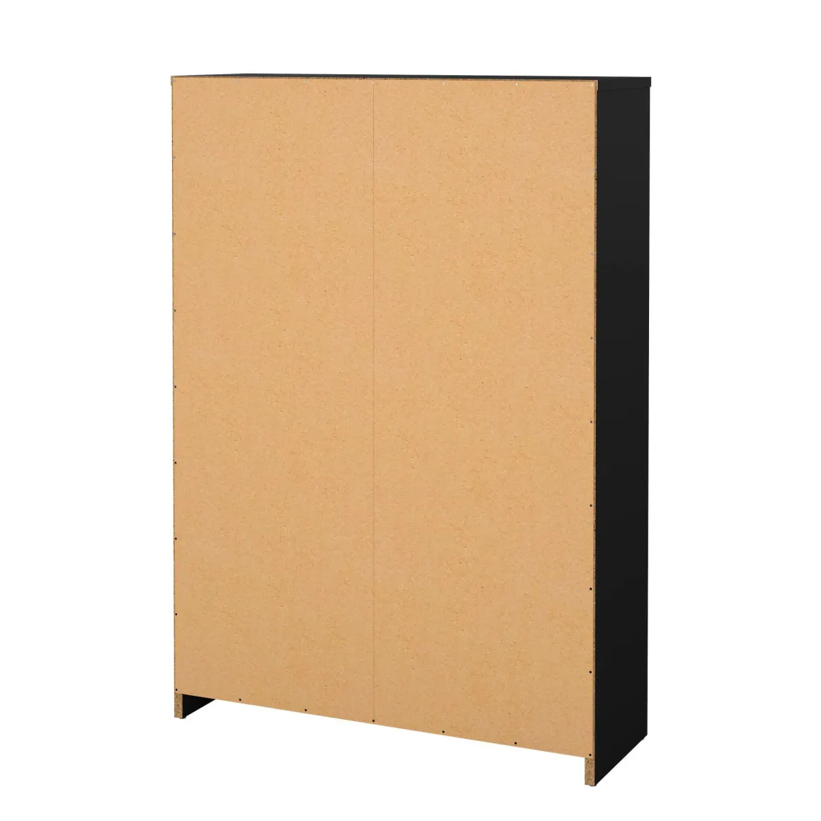 Scarpiera 2 ante e 1 cassetto nera 70x101h cm - Theophile