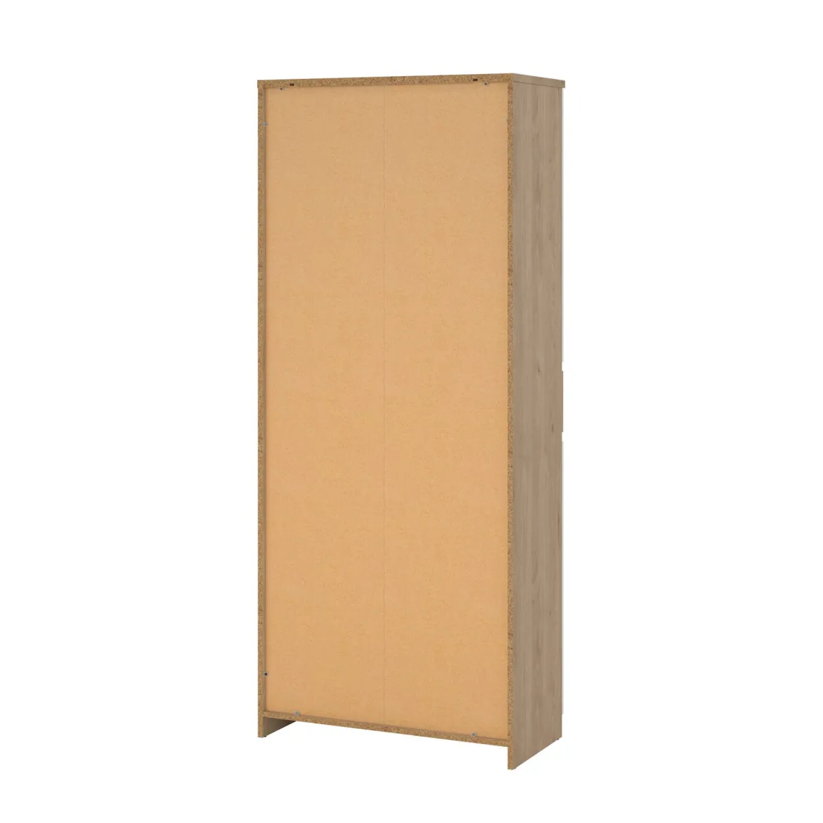 Scarpiere > Dmora Scarpiera 4 ante e 1 cassetto rovere e bianca 80x191h cm - Jangmi Bianco, Marrone Rovere