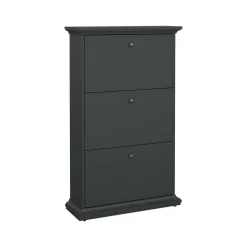 Scarpiere > Dmora Scarpiera 3 ante grigia 77x127h cm - Gaudenzia Grigio