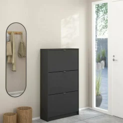 Scarpiere > Dmora Scarpiera 3 ante grigia 70x123h cm - Irina Grigio