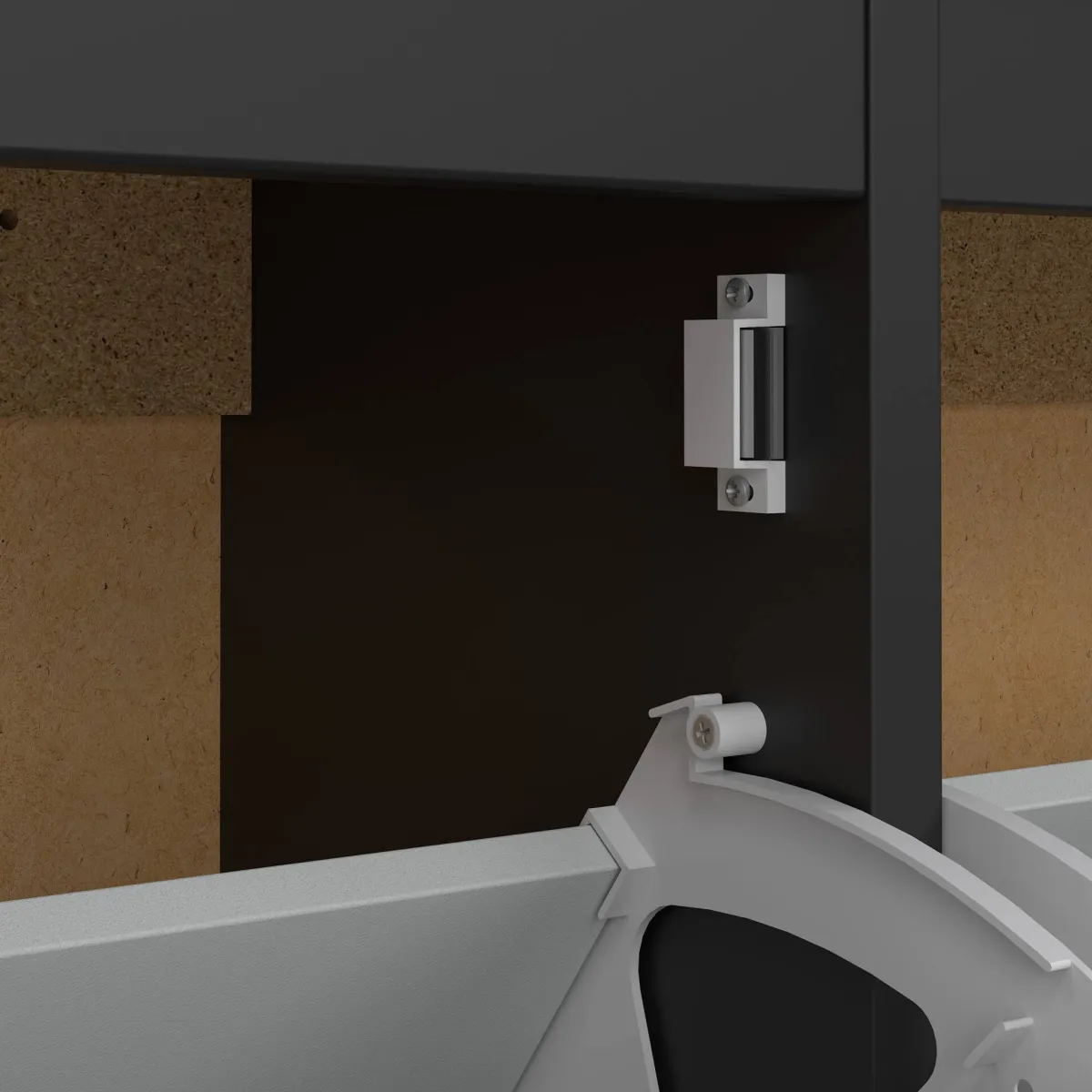 Scarpiere > Dmora Scarpiera 4 ante nera 102x102h cm - Actinidia Nero