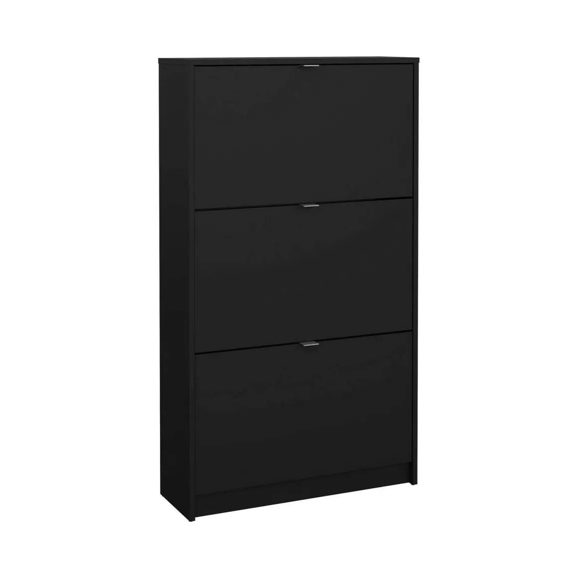 Scarpiera 3 ante nera 70x123h cm - Irina