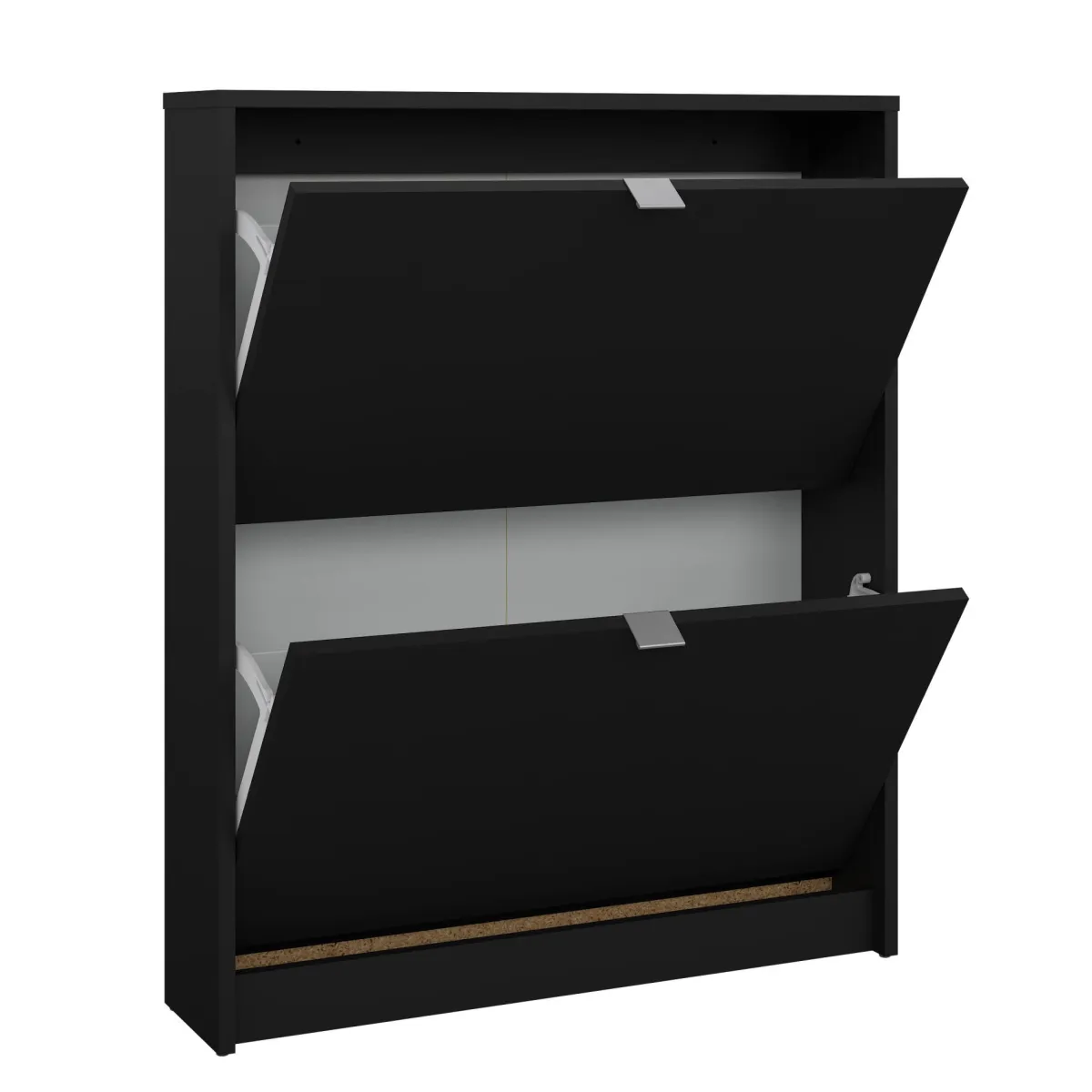 Scarpiere > Dmora Scarpiera 2 ante nera 70x85h cm - Turchese Nero