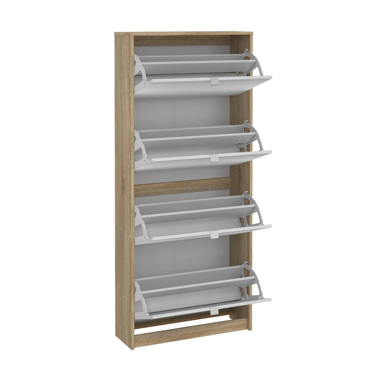 Scarpiere|Lavanderia > Dmora Scarpiera 4 ante quercia 70x162h cm - Aepytus Marrone Quercia