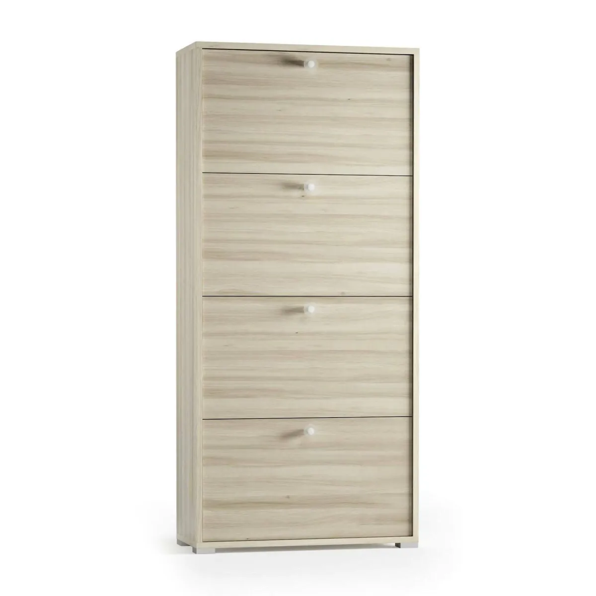 Bagno|Scarpiere > Dmora Scarpiera 4 ante rovere 67x147h cm - Adeindein Marrone Rovere