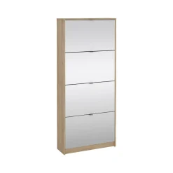 Scarpiere > Dmora Scarpiera 4 ante rovere 70x162h cm - Aepytus Marrone Rovere