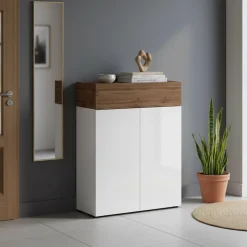 Scarpiera 3 ante rovere 76x100h cm - Nala