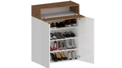 Scarpiera 3 ante rovere 76x100h cm - Nala