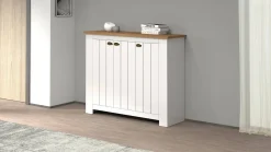 Scarpiera 3 ante rovere 114x100h cm - Seprio