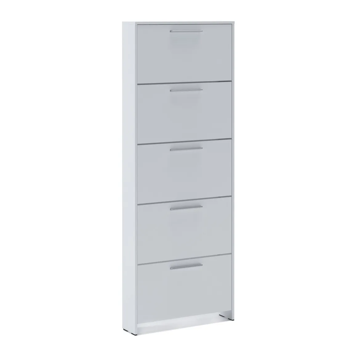 Scarpiera apertura abatible bianca 68x187h cm - Campania