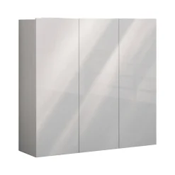Scarpiere > Dmora Scarpiera basic 3 ante bianca lucida 120x115h cm - Alcazar Bianco Lucido