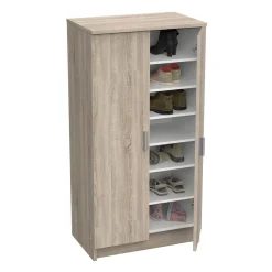 Scarpiera basic 2 ante rovere 54x108h cm - Abram