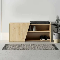 Scarpiera bassa legno 104x37h cm - Neneng