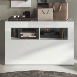 Scarpiera bianca lucida 91x57h cm - Bernardin