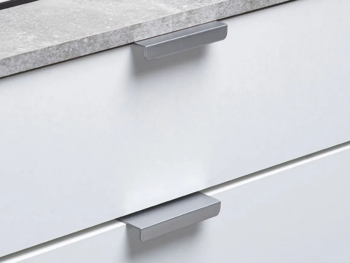 Scarpiera Bianco Grigio Cemento un Cassetto 12 Paia 102x33x94.5h cm, 2 Ripiani - Fabriano