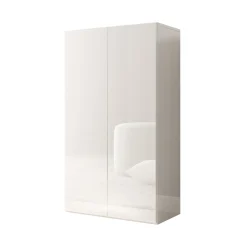 Scarpiera Bianco Lucido 4 Ripiani 15 Paia 63x35x116h cm, 5 Vani - Rodengo