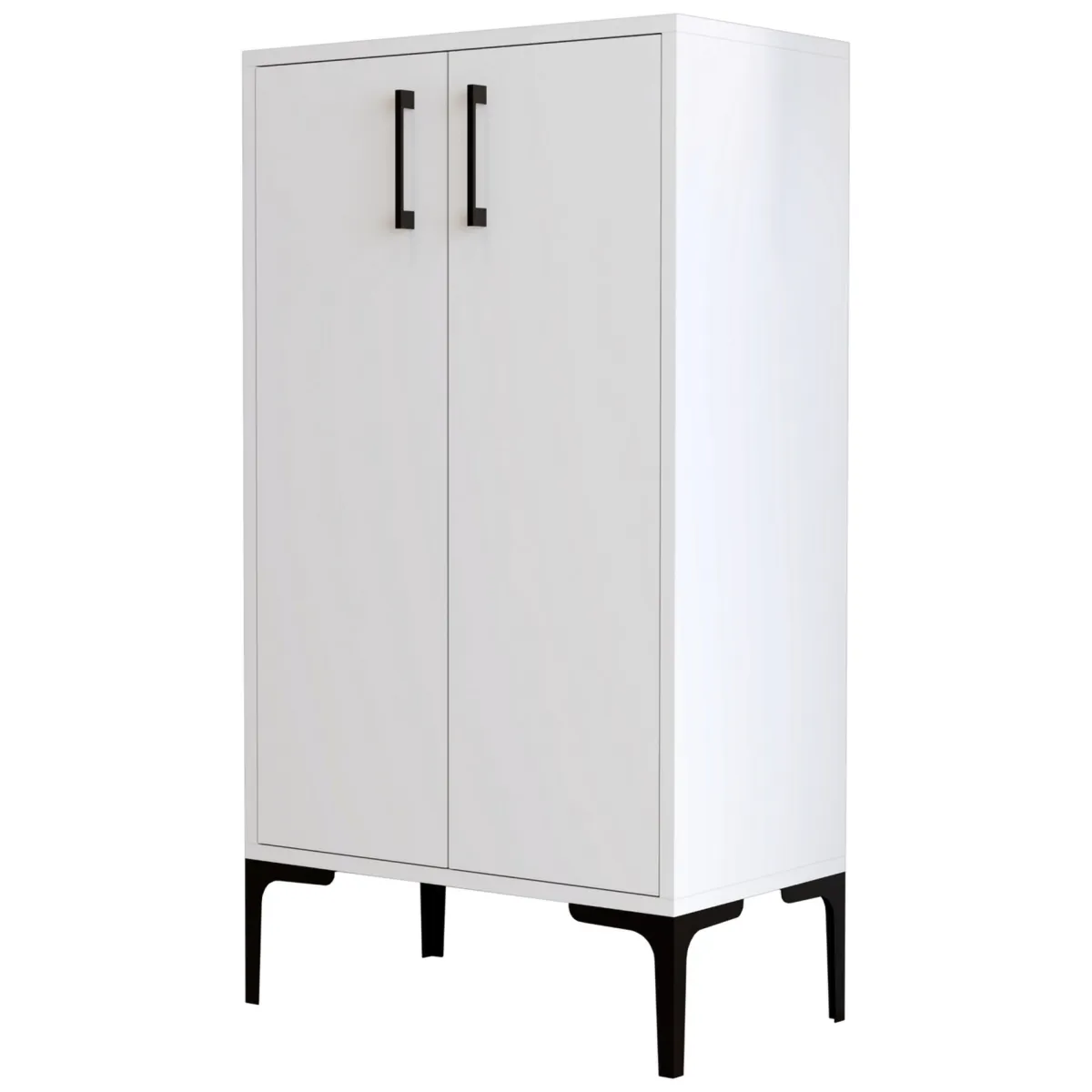 Scarpiere > Dmora Scarpiera 4 Ripiani 8 Paia 60x35x111h cm, 2 Ante - Cavalieri Bianco