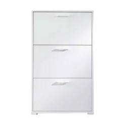 Scarpiera classica bianca 67x112h cm in legno - Axinite