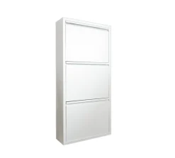 Bagno|Ingresso > Dmora Scarpiera Dpapi, 50x15h103 cm, Bianco
