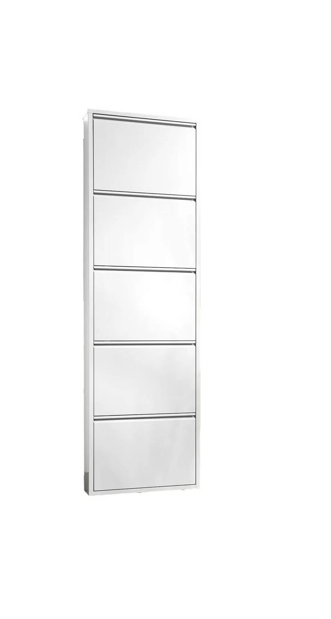 Scarpiera Dpapi, 50x15h169 cm, Bianco