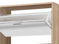 Scarpiere > Dmora Scarpiera 10 Ripiani 10 Vani 67x28x191.5h cm, 5 Ante - Dentro Marrone Rovere