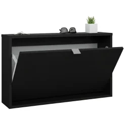 Scarpiere > Dmora Scarpiera Colore Ante 70.3x24.05x41.8h cm, - Ordona Nero