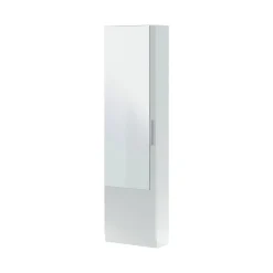 Scarpiera 16 paia bianca 50x180h cm 1 anta specchio - Euro