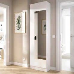 Scarpiera 12 paia bianca 50x185h cm - Arlanda