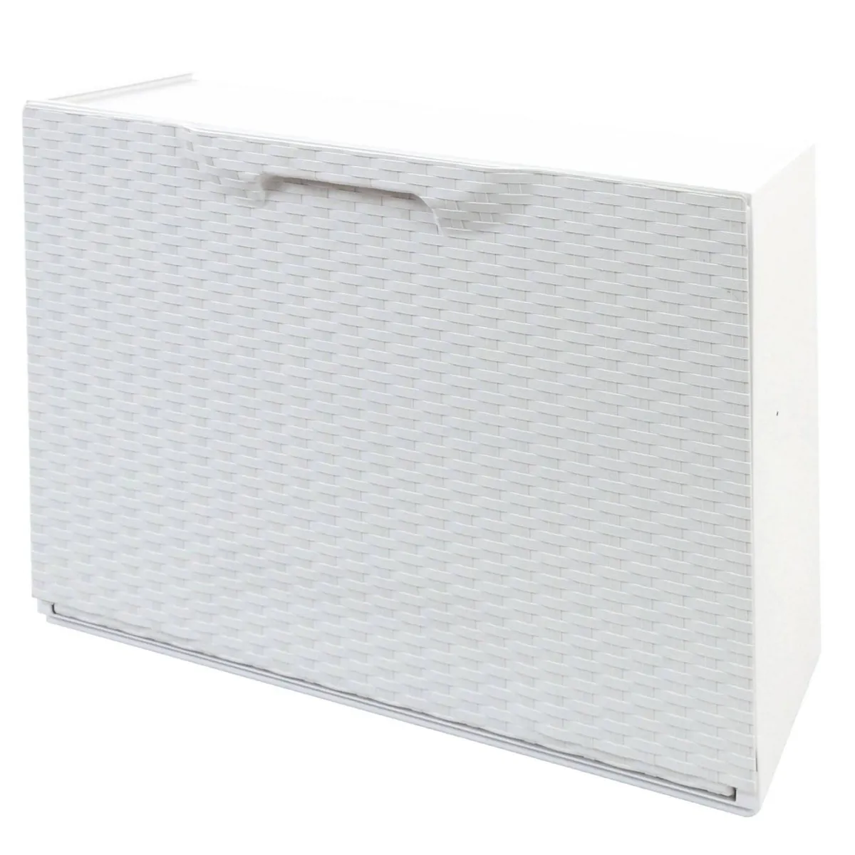 Bagno|Scarpiere > Dmora Scarpiera 6 paia bianca 51x40h cm in plastica - Aseo Bianco