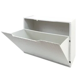 Bagno|Scarpiere > Dmora Scarpiera 6 paia bianca 51x40h cm in plastica - Aseo Bianco