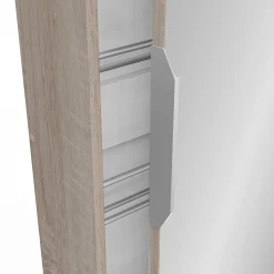 Scarpiere > Dmora Scarpiera 12 paia rovere 50x180h cm - Baucina Marrone Rovere
