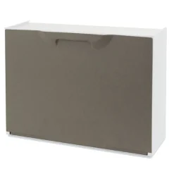 Bagno|Scarpiere > Dmora Scarpiera 6 paia tortora 51x40h cm - Avon Grigio Tortora