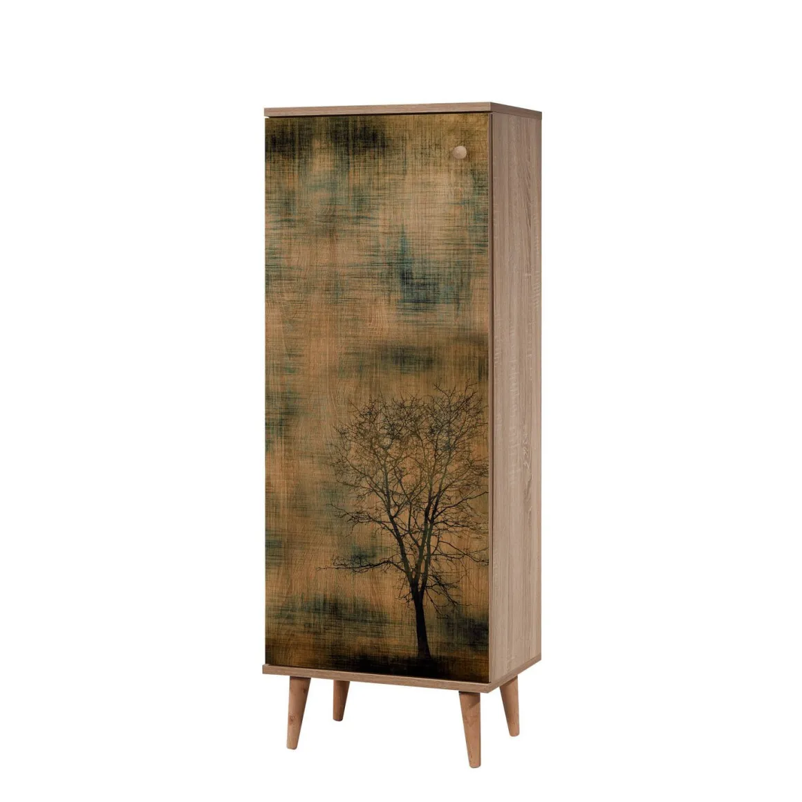 Scarpiera quercia e gialla 50x135h cm - Dacrydium