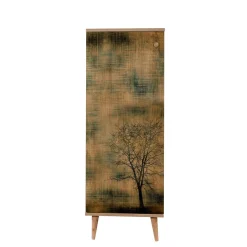 Scarpiera quercia e gialla 50x135h cm - Dacrydium