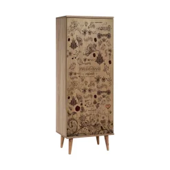 Scarpiera quercia e noce 50x135h cm - Dacrydium