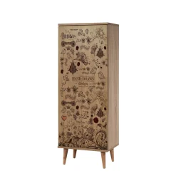 Scarpiera quercia e noce 50x135h cm - Dacrydium