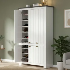 Scarpiera XXL 6 ante ardesia 114x200h cm - Apricena