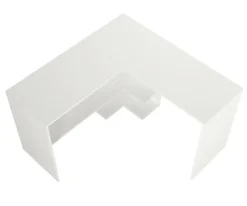 Ufficio|Camera Da Letto > Dmora Scrivania angolare bianca 120x78cm - Aksel Bianco