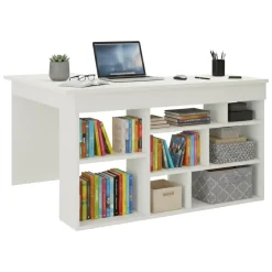 Scrivania angolare bianca 129x120cm - Altin