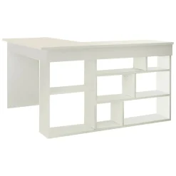 Scrivania angolare bianca 129x120cm - Altin