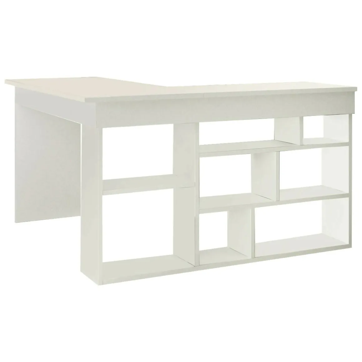 Scrivania angolare bianca 129x120cm - Altin