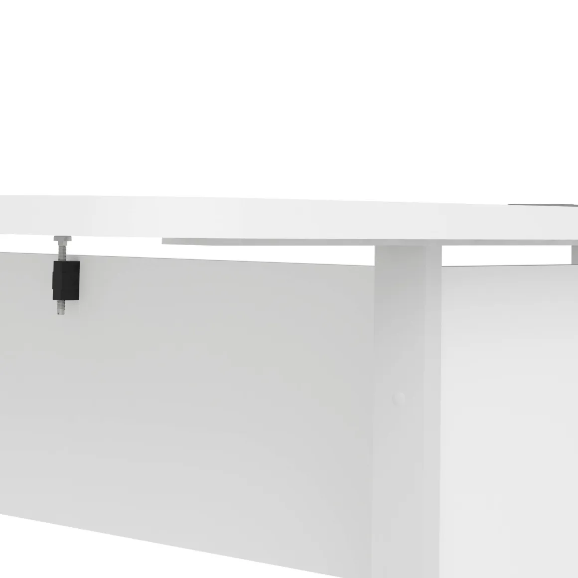 Scrivania angolare bianca 159x150cm da ufficio - Alfango