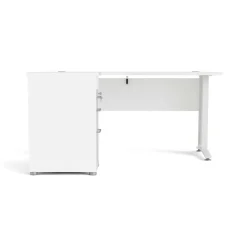 Scrivania angolare bianca 159x150cm da ufficio - Alfango