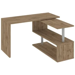 Ufficio|Camera Da Letto > Dmora Scrivania angolare rovere 120x50cm - Topazio Marrone Rovere
