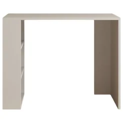 Scrivanie > Dmora Scrivania 3 Ripiani 3 Vani 90x50x70h cm, con Libreria - Torrile Beige