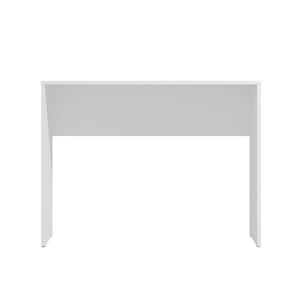 Scrivania Bianco Opaco un Ripiano Sfumatura Colore Struttura Opaco 98x45x74h cm, Sfumatura Colore Ripiano Opaco - Pichil