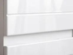 Scrivanie > Dmora Scrivania un Cassetto un Ripiano 130x50x75.5h cm, Un'anta - Cambio Bianco