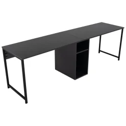 Scrivania lineare antracite 240x60cm - Violet